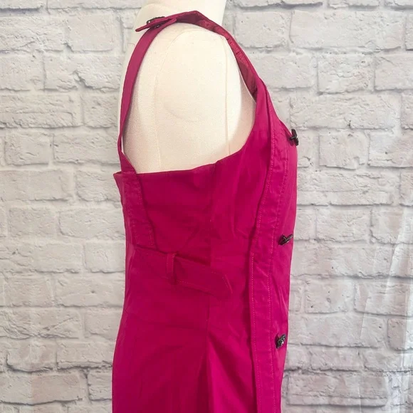 Cluce Pink Evening Dress Bling Cocktail Party Prom Date Sleeveless Wedding Guest - Picture 9 of 12